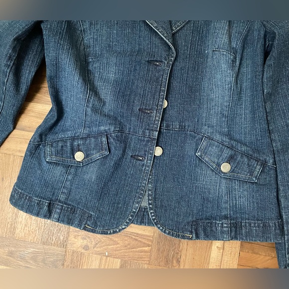 Ann Taylor Loft Button Down Jean Jacket - Picture 4 of 8
